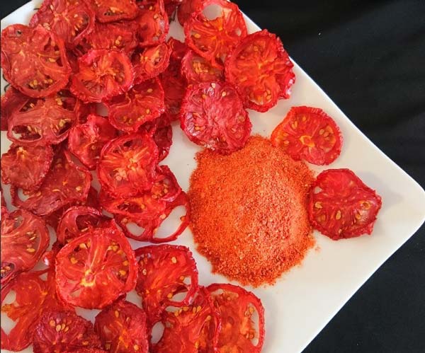 گوجه خشک | چیپس گوجه فرنگی درجه 1 8 گوجه خشک