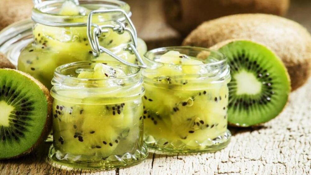 مربای کیوی خانگی دستساز 7 مربای کیوی
